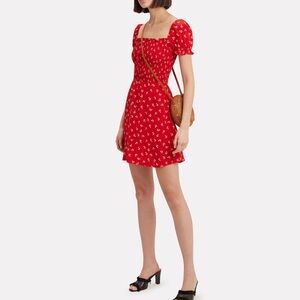 Faithfull the Brand Genevieve Floral Mini Dress Size M